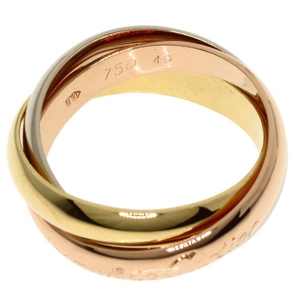CARTIER 18k Gold Trinity Ring #49 - Picture 3 of 6